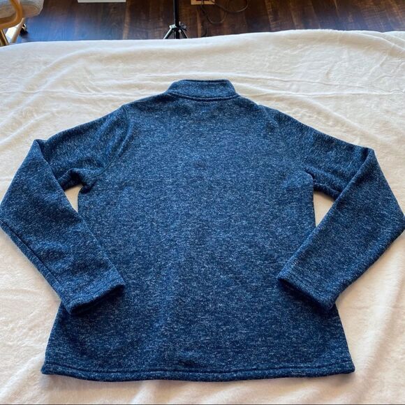 Mountain Warehouse Blue 1/4 Zip Knit Fleece Pullover Size 16 - Picture 2 of 10